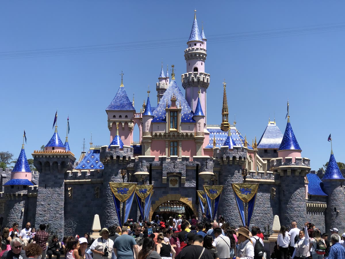 Sleeping Beauty Castle at Disneyland