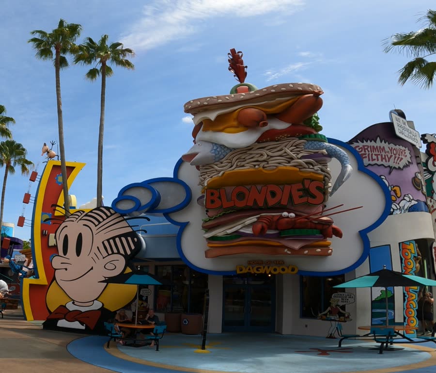 Blondie's deli in Toon Lagoon at Islands of Adventure
