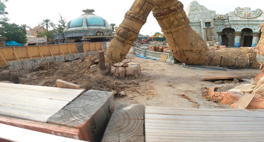 Construction underway at Islands of Adventure